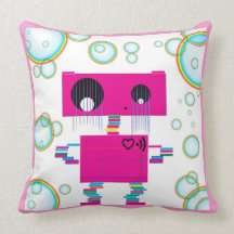 Roze Robot Lounge Kussens