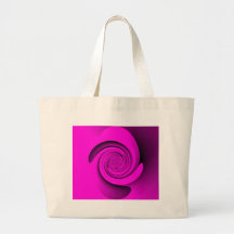 Roze Werveling Canvas Tassen