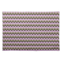 Roze zigzagpatroon placemat