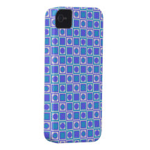 Rozeachtig Blauwachtig Gevormd Geval iPhone4 iPhone 4 Case-Mate Hoesje