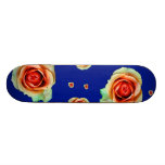 Rozen op Blauw Skateboard