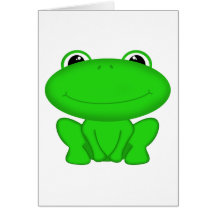 Rrrribbit ! Froggie vert Cartes