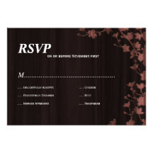 Rsvp de fleurs de cerisier cartons d'invitation
