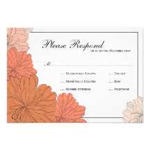 Rsvp floral de mariage bristols