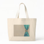 Ruban bleu de satin de Tiffany avec la copie de bi