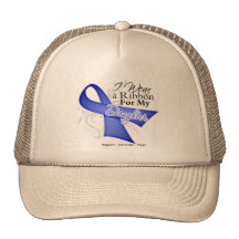 Ruban de bigorneau de fille - cancer de l'estomac casquettes de camionneur