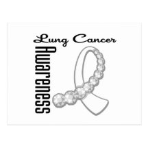 Ruban de pierre gemme de conscience de cancer de p cartes postales
