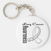 Ruban de pierre gemme de conscience de cancer de p porte-clef