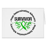 Ruban de tribal de survivant de Cancer de rein Cartes