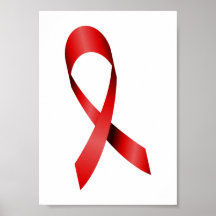 Ruban d'HIV Posters