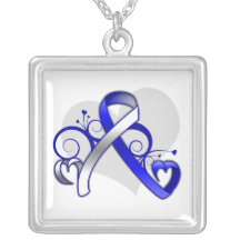 Ruban floral de coeur de la maladie de SAL Colliers
