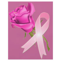 Ruban rose avec la conscience de Cancer de *Breast Prospectus Personnalisés