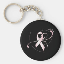Ruban rose Keychain Porte-clé