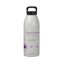 Rubans et bouteille pourpres et violets de liberté