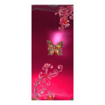 RUBIS de PAPILLON, violette rose rouge lumineuse Cartons D'invitation Personnalisés