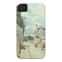 Rue de l'Ermitage, Pontoise, 1874 (huile sur la to Coques iPhone 4