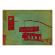 Rue de Los Angeles Cartons D'invitation