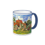 Rue de village de Van Gogh dans Auvers (F802) Tasse À Café