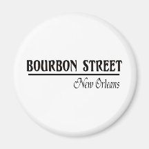 Rue la Nouvelle-Orléans de Bourbon Magnets Pour Réfrigérateur