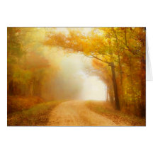 Ruelle d'aube carte de vœux