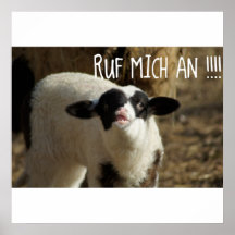 RUF MICH AN!!! POSTER