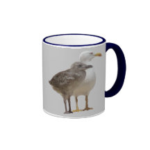 rug - geleide gull- digitale tekening mok