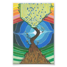 RUIMTE BOOM FOTO PRINT