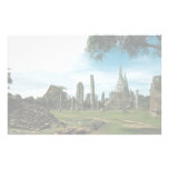 Ruines antiques de temple, près de Bangkok, la Tha Papier À Lettre Personnalisé