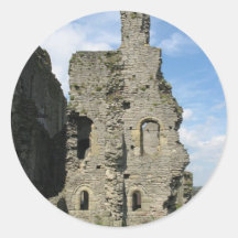 Ruines de château de Richmond Autocollants
