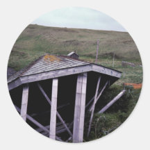 Ruines de ferme de Fox de Kanaga Autocollants