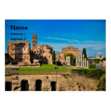 Ruines de Rome Cartes De Visite Personnelles