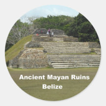 Ruines maya antiques, Belize Autocollants