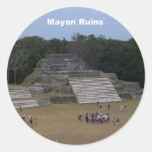 Ruines maya autocollants