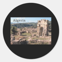 Ruines romaines de l'Algérie Adhésif