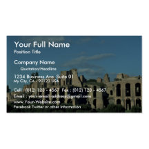 Ruines romaines, Rome, Italie Cartes De Visite Personnelles