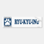 RYU-KYU- INU_Blue Autocollant Pour Voiture