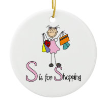 S is voor het Winkelen ornamenten