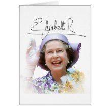 S.M. la Reine Elizabeth II Cartes De Vœux