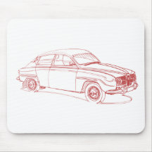 Saab 96 1967 tapis de souris
