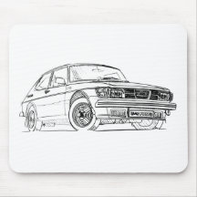 Saab 99 1976 tapis de souris