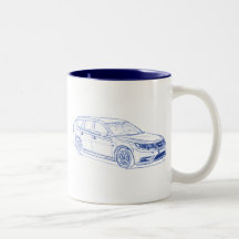 Saab 9-3 Combi 2009 Tasse À Café