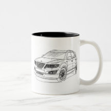 Saab 9-4x 2012 mugs à café
