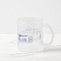 Saab 9-5 2011 mugs