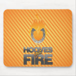Sabots de logo Mousepad du feu Tapis De Souris