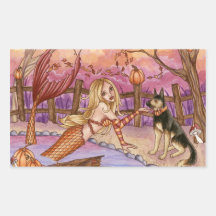 Sabrina - autocollant de sirène d'automne