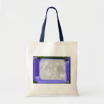 Sac abstrait de ~ de modèle de bleu