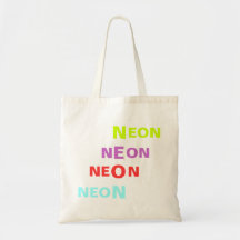 Sac au néon.