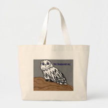 Sac blanc hawaïen de hibou de Pueo