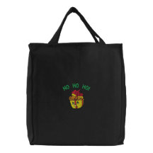 Sac brodé par cadeau de Noël