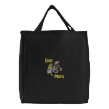 Sac brodé par maman de chien